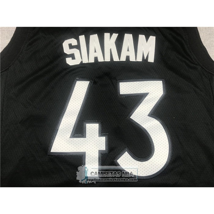 Camiseta Toronto Raptors Pascal Siakam Earned 2020-21 Negro Violeta
